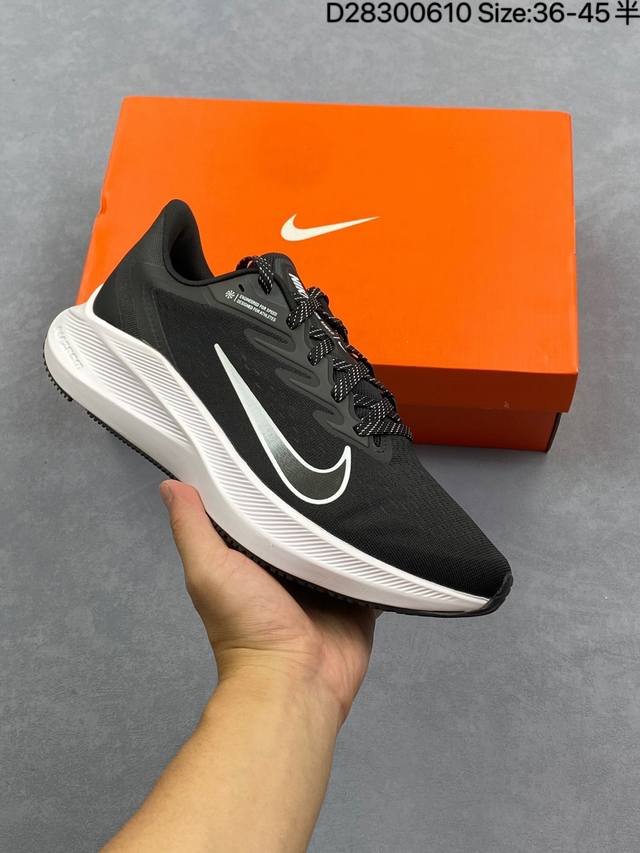 公司级Nike Air Zoom Winflo 7X 登月系列网面透气 耐克训跑练步鞋 货号:Cj0291-001 尺码:36 36.5 37.5 38 38.