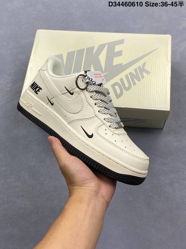 耐克 Nike Air Force 1 '07 Low 2025新年新款 蛇年限定 空军一号含气垫 小白鞋 低帮百搭厚底增高休闲运动板鞋。柔软、弹性十足的缓震性