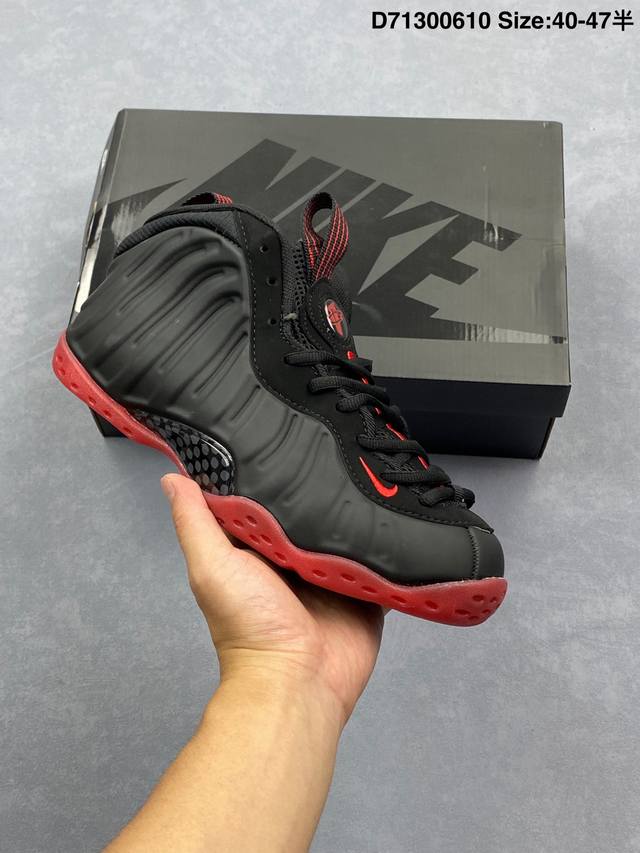 耐克Nike Wmns Air Foamposite Pro Nba球星安芬尼 哈达威签名喷泡一代中帮休闲运动文化篮球鞋 尺码:40 40.5 41 42 42