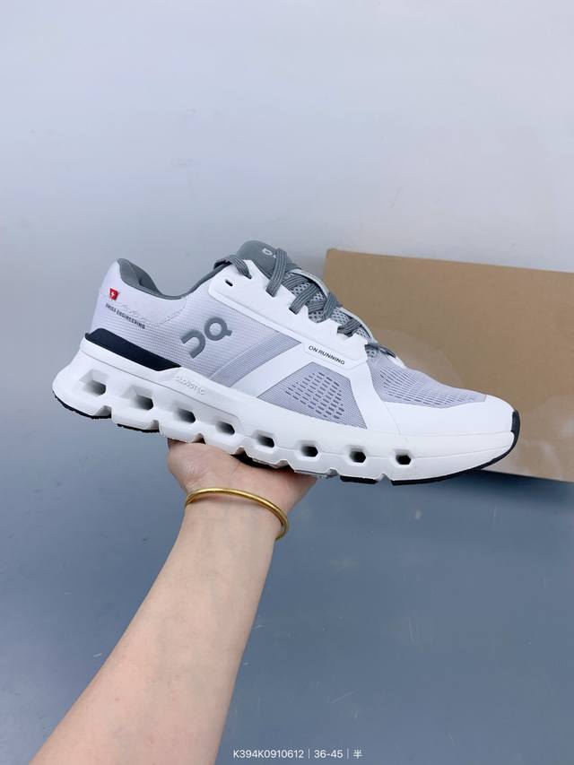 On Cloudrunner 2 昂跑 户外街头机能风新兴品牌轻便中帮跑步鞋 首发实拍鞋款以网球为灵感的运动休闲鞋，大胆的复古外观与革新科技融合，助力运动生活的
