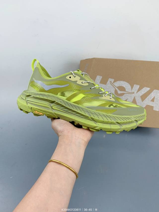 Hoka One One Mafate Speed 4 马法特4 低帮专业越野跑步鞋 Size：如图 编码：K394K0120611