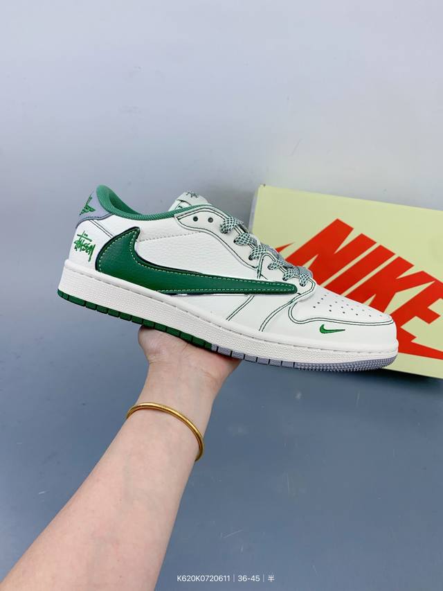 乔丹 Air Jordan 1 Low Og Aj1 乔1反转倒勾 联名款休闲运动篮球鞋 Size：如图 编码：K620K0720611
