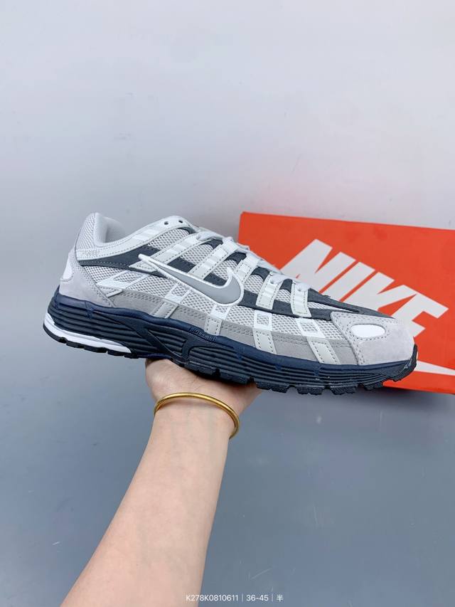 耐克Nike P-6000 系列低帮复古老爹风休闲运动舒适慢跑鞋 Size：如图 编码：K278K0810611