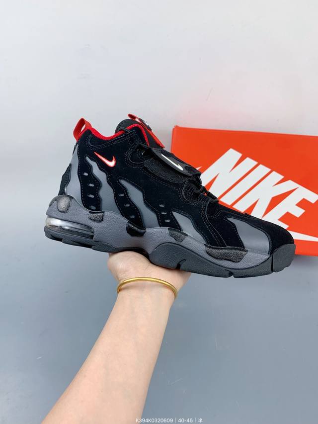 Nike耐克 Air Raid 男款 中帮耐磨训练运动实战篮球鞋 织物合成革 舒适百搭 气垫缓震减震防滑耐磨包裹性支撑轻便 中帮 复古篮球鞋 Size：如图 编