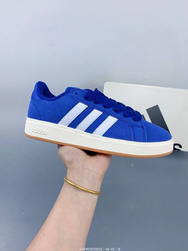 真标Adidas Grand Courtbeat Base 00S 休闲 耐磨 低帮 板鞋 Size：如图 编码：K294K0510609