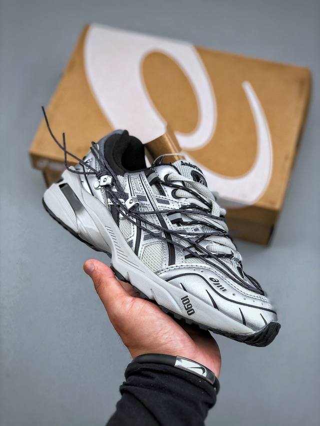 Asics Gel-1090 亚瑟士低帮运动跑步鞋 3A115-025 进口双层丝纤维工程网布鞋面 全新轻量Eva发泡缓震中底 外置特殊防滑耐磨橡胶底片！尺码：