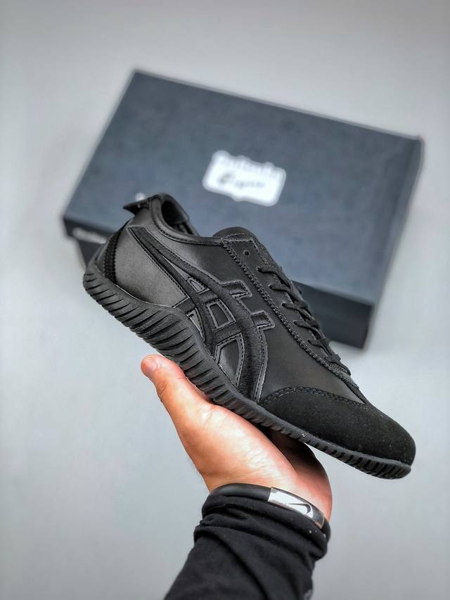 Onitsuka Tiger鬼塚虎 Mexico 66 Driving 刺绣标 舒适 防滑耐磨 低帮板鞋 货号:1183C306-001 尺码：36-45 半