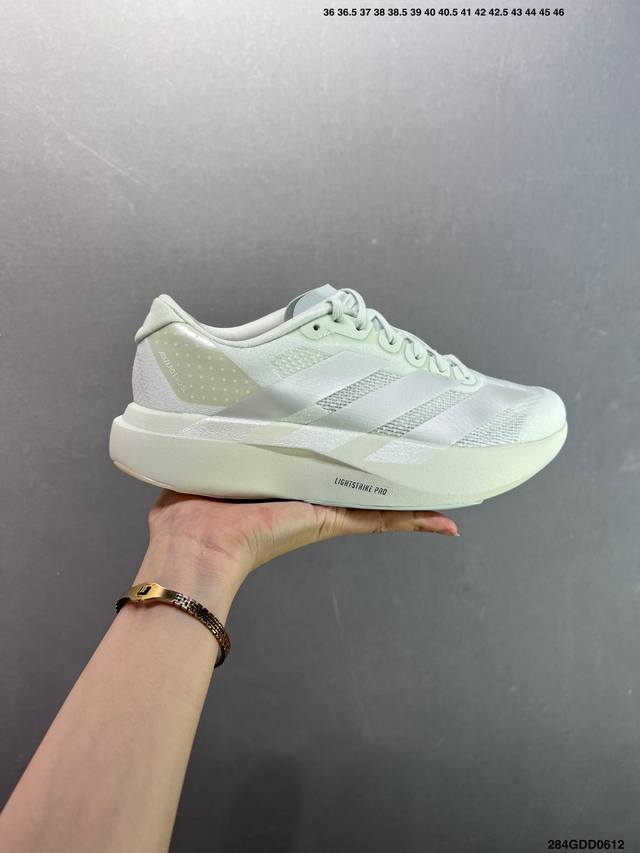 核心私 公司级Adidas Adizero Evo Sl M舒适百搭防滑耐磨 低帮 休闲跑步鞋 货号:Jp9 尺码:36 36.5 37 38 38.5 39