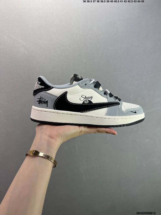 公司级Nike Air Jordan 1 Low 定制配色 定制Aj联名-高端定制 低帮复古文化板鞋 #定制鞋盒 大厂纯原品质出货 超高清洁度 皮料切割干净无任