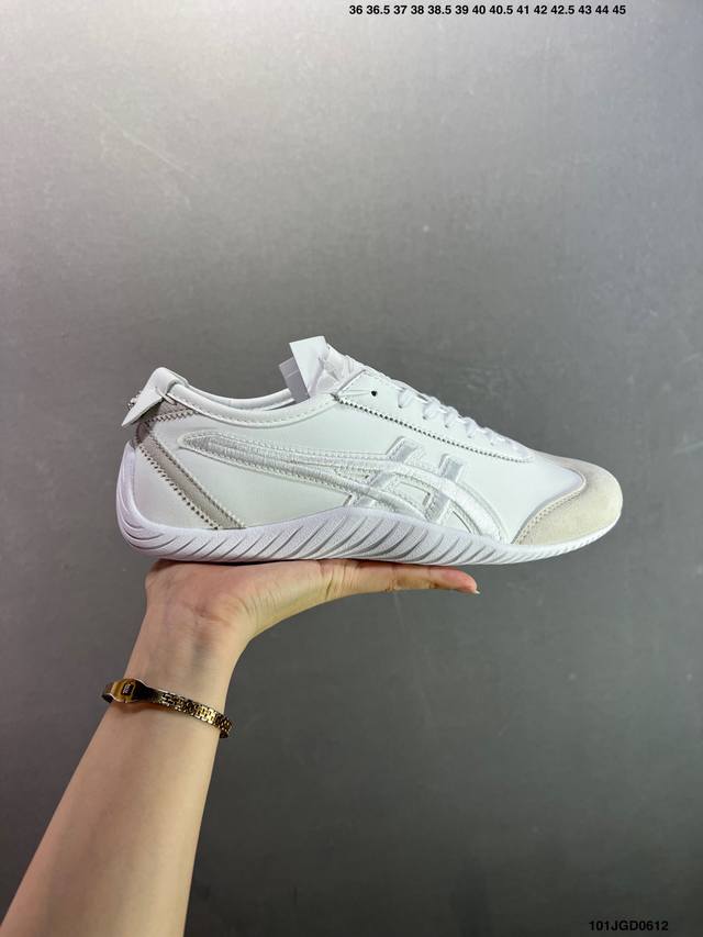 Asics 亚瑟士 男女鞋真标半码制 日产经典老牌-鬼塚虎 Onitsuka Tiger Mexico 66经典墨西哥系列复古经典百搭板鞋休闲运动鞋慢跑鞋 采用