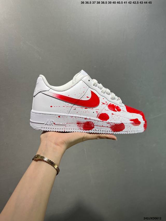 公司级 Nike Air Force 1 Low’07 空军一号低帮休闲板鞋 定制皮料 原楦原纸板 纯正空军版型 内置全掌气垫 货号：男 Cw2288-114