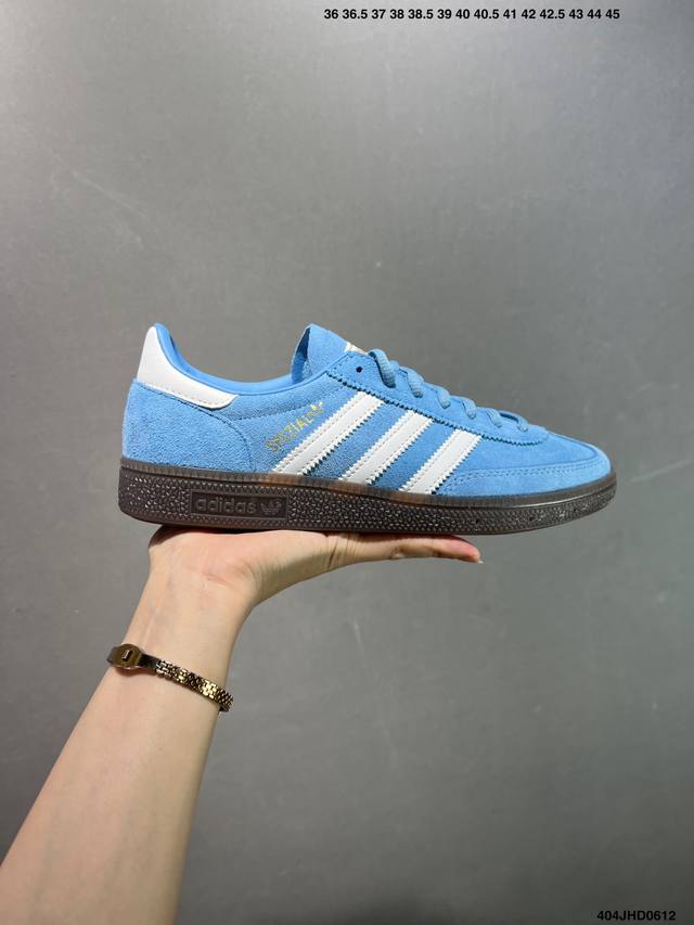 Ad Handball Spezial 复古单品 阿迪达斯经典款复古休闲板鞋 #原厂原档案开发出品 皮料切割干净无任何毛边 鞋型细节完美 超高清洁度 货号：Bd