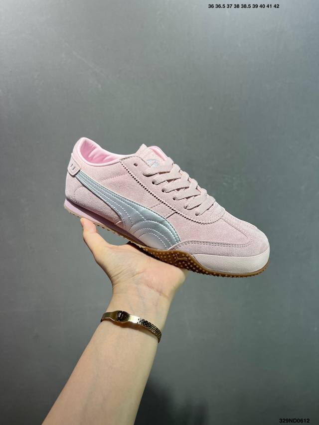 Puma Bella Ut 彪马 徐梦洁同款舒适男女低帮生活休闲德训薄底鞋 货号:402980-03 尺码:35.5 36 37 37.5 38 38.5 39