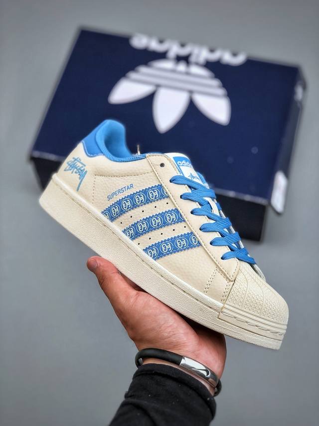C版 Adidas Originals Superstar 联名款 经典贝壳头官网同步 实拍首发渠道正品订单 诠释市场最高工艺水平区别市面普通真标版本，进出专柜