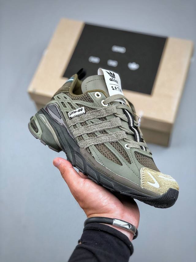 C版 Song For The Mute X Adidas Adistar Cushion Sftm-004阿迪之星缓震系列低帮老爹风复古透气缓震休闲运动慢跑鞋