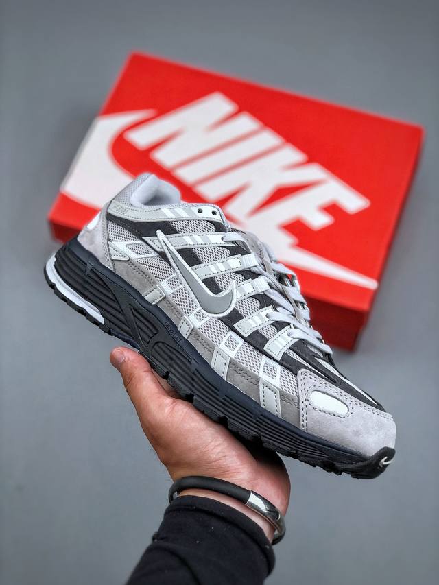 Nike P-6000 Premium系列低帮复古老爹风休闲运动舒适慢跑鞋 Ib308 01 尺码：36-45 半