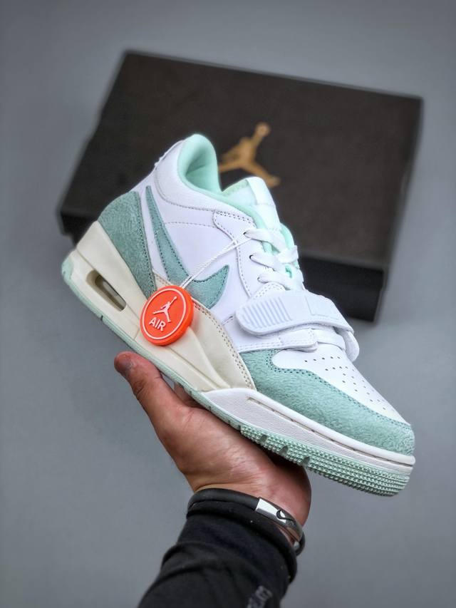 黑金版本 Nike Air Jordan Legacy 312 Low White Sail Ygloo 乔丹最强三合一混合版本低帮文化休闲运动篮球鞋“皮革白浅