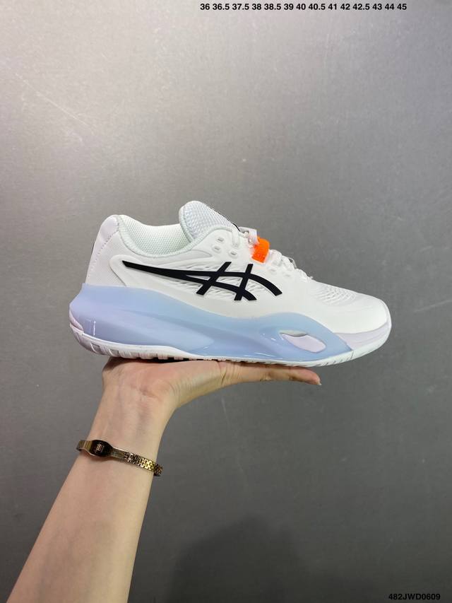 公司级Asics Gel-Resolution X 亚瑟士运动休闲透气专业跑鞋 轻量舒适透气材质 全滴塑鞋面 中底3D可视Gel缓震胶效果 升级Flytefoa