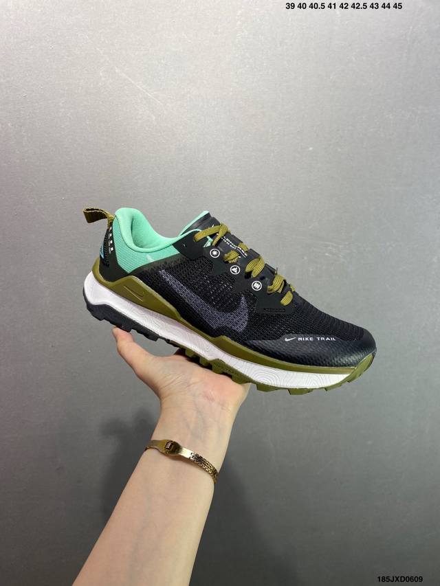 公司级 耐克Nike React Wildhorse 8 Trail Running Low飞野马8代越野户外避震缓冲休闲运动慢跑鞋 货号：Dr2686 012