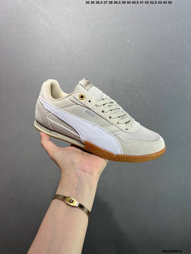 公司级Puma Bella Ut 彪马 徐梦洁同款舒适男女低帮生活休闲德训薄底鞋 货号:403492-02 尺码:35.5 36 37 37.5 38 38.5