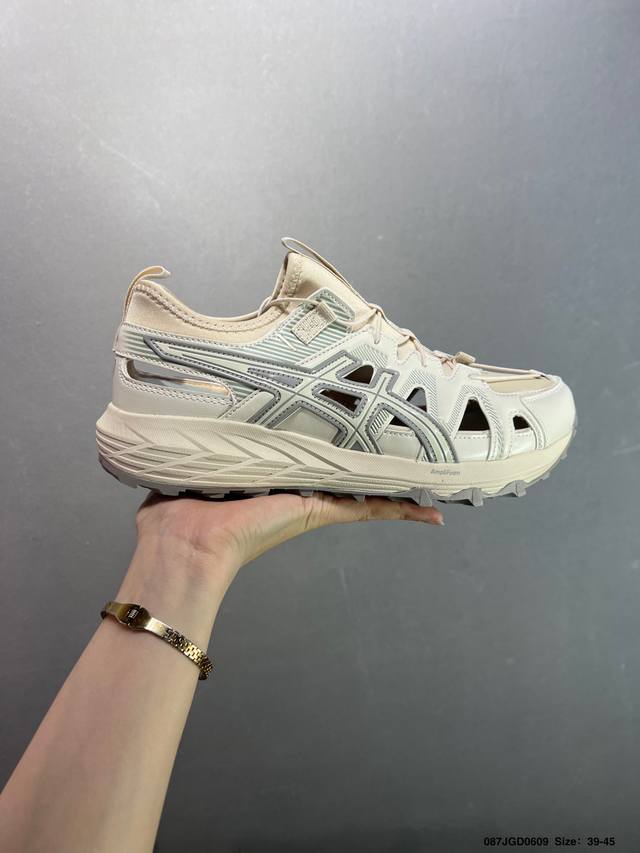 亚瑟士 Asics Gel-Sonomase 运动休闲透气原档案据数开发楦型纸版 洞洞鞋面，更贴合脚型和舒适透气，后跟稳定片带来合脚舒适的穿着感优化后的Gel，