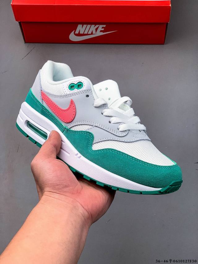 集图 公司级！耐克 Nike Nike Air Max 1 87 限定配色 气垫缓震跑步鞋 0610127J30