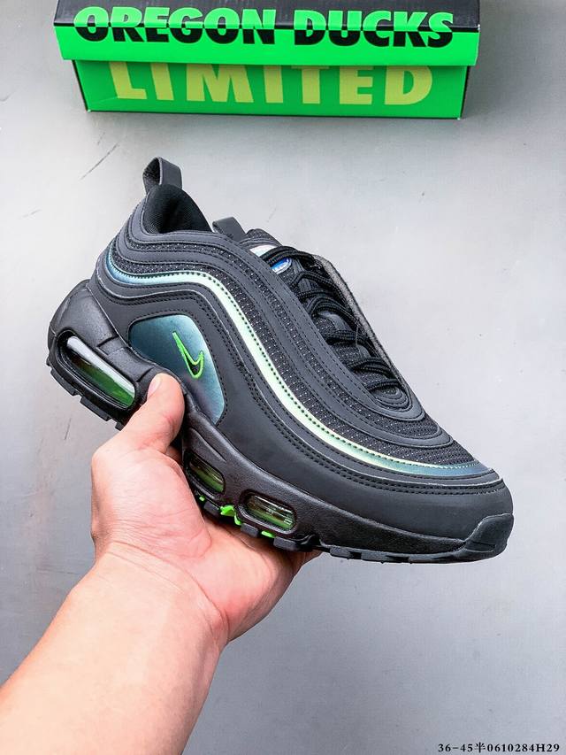 公司级！Division Street X Nike Air Max 95 97 “ Ducks Of A Feather ” 新款缓震运动休闲鞋 这款鞋的一大