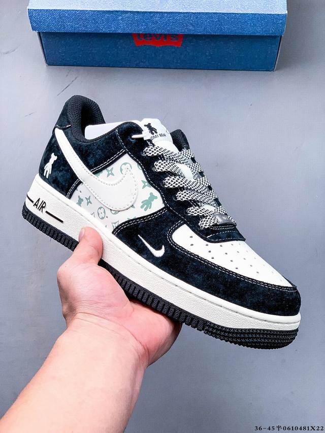 集图 二层真标！耐克Nike Air Force 1 Low 空军一号低帮经典百搭休闲板鞋 0610481X22