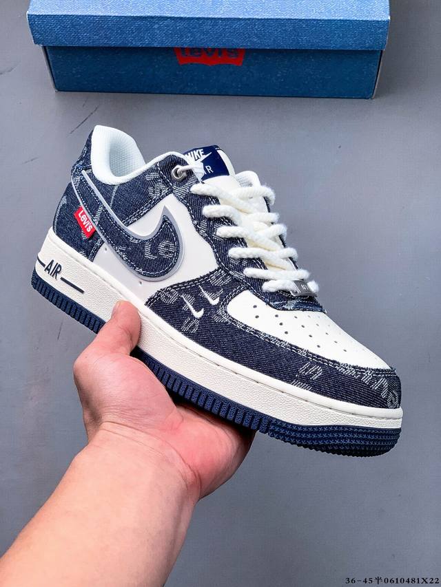 二层真标！耐克Nike Air Force 1 Low 空军一号低帮经典百搭休闲板鞋 0610481X22
