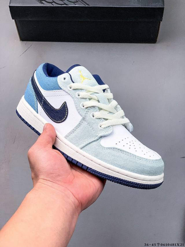 二层真标！耐克Nike Air Jordan Low 1 乔1低帮经典休闲鞋 0610481X21