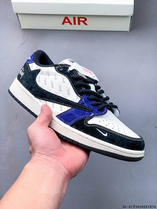 公司级头层！耐克Nike Air Jordan 1 Low Aj1乔1 低帮潮流缓运动休闲板鞋。Aj1 低帮拼接 完美版型真头层牛皮# 内置缓震气垫 原鞋开模