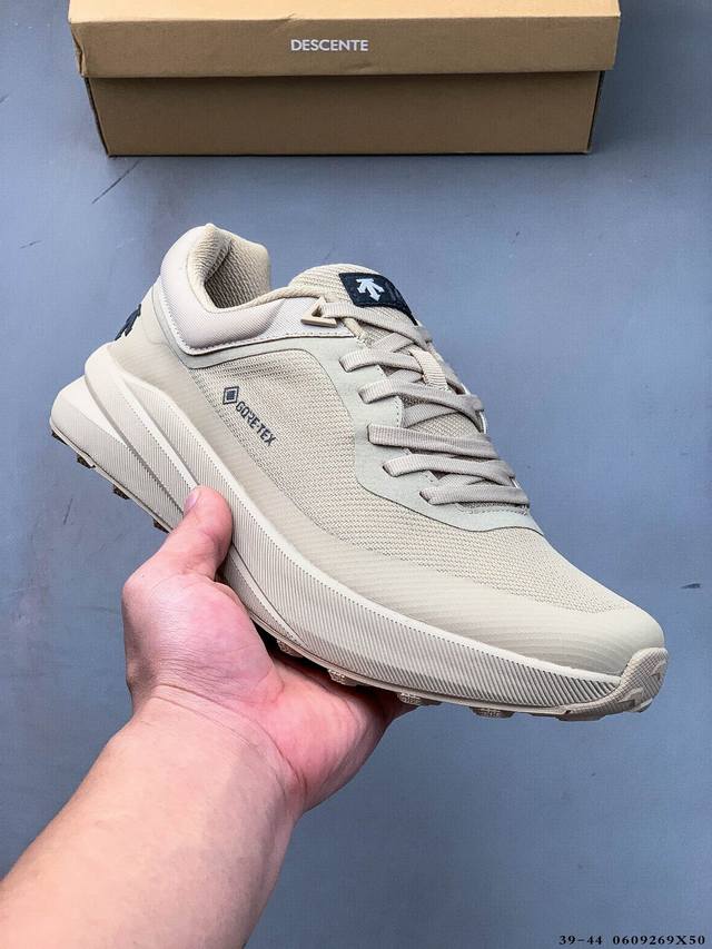公司级！迪桑特Primer Gtx 都市通勤 Gore-Tex 时尚舒适 防滑耐磨 时尚休闲运动覆盖防水男子越野跑鞋 官方同步上架 适合技术路线单日徒步穿着受到