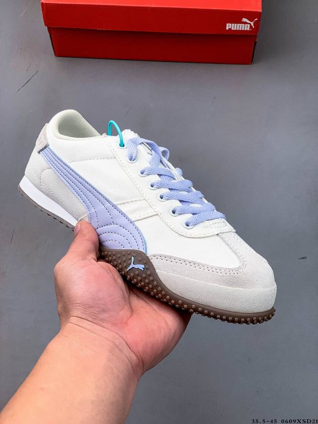 集图 Puma Bella Ut 时尚百搭生活休闲鞋 Bella Ut的每一处细节，都能感受到设计者的匠心独运。整体鞋面选用了高品质的皮革材质，质感满分；延续F