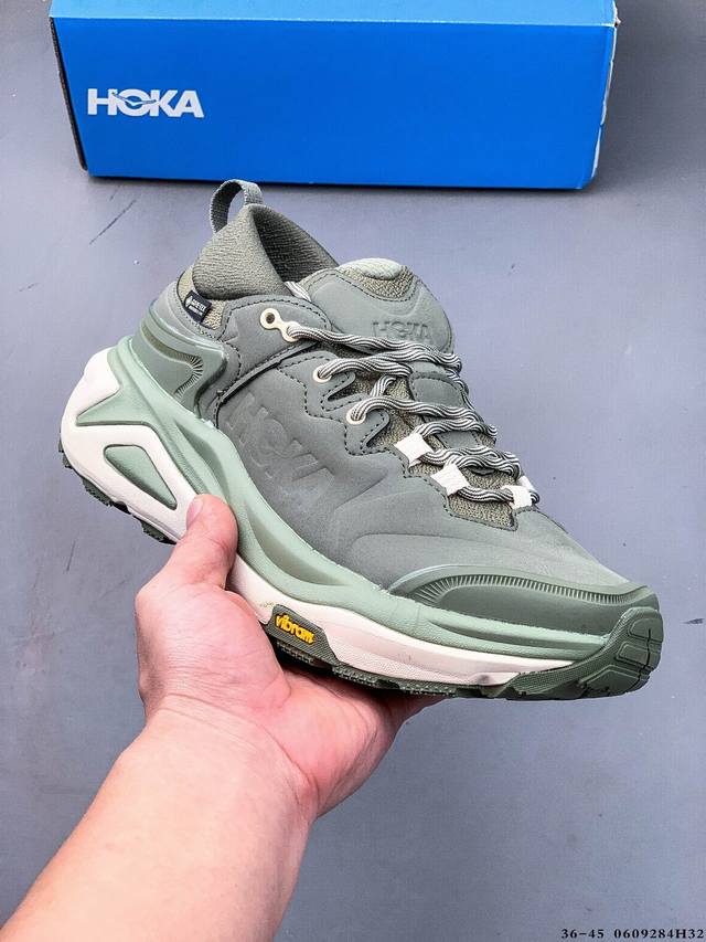 公司级！Hoka One One Kaha 3 Low Gtx 低帮专业越野跑步鞋 实拍首发 更全面的性能再度进化 更舒适 更强保护 采用Vibram Mega