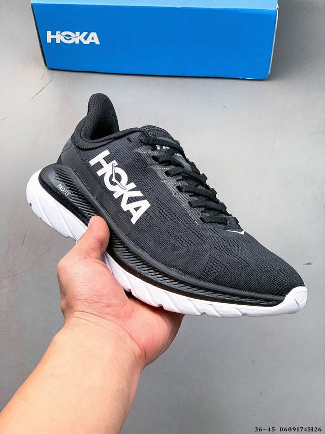 集图 Hoka One One Mach 4男女马赫4竞速公路轻便减震透气训练运动跑鞋 0609174H26