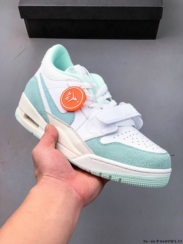 公司级头层！乔丹 Jordan Legacy 312 Low 乔312 混合版本低帮休闲运动篮球鞋 0609Wl33