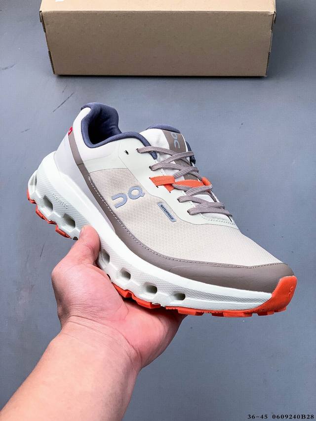 On昂跑Cloudvista 2 Waterproof 新品防泼水缓震越野跑鞋 0609 B28