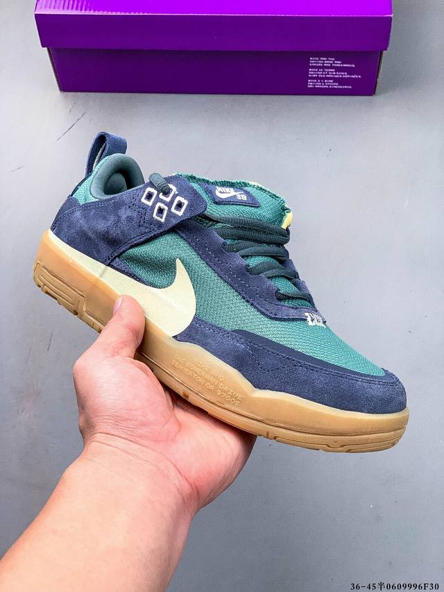 新品实拍 真标半码制Nike 耐克Sb Day One 耐克低帮休闲板鞋 Fn4 -001 #鞋款搭载Air Zoom缓震气垫，采用包边结构工艺轻盈柔韧，缔造非