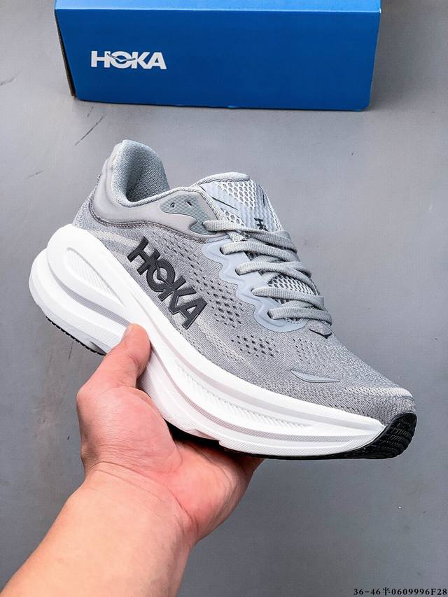 Hoka One One Bondi 9 余文乐同款 新款缓震跑鞋 万众期待的Bondi系列终于迎来了更新，作为Hoka缓震跑鞋的杠把子，Bondi缓震性能非常