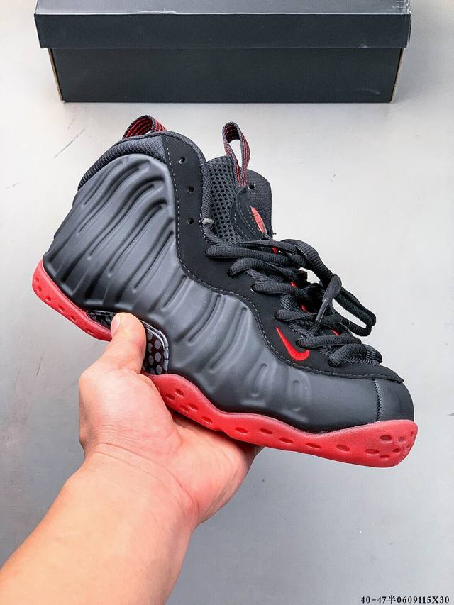 公司级！Nike 耐克 Air Foamposite Pro 哈达威喷泡 双层Zoom植入 中底完美注胶篮球鞋 0609115X30