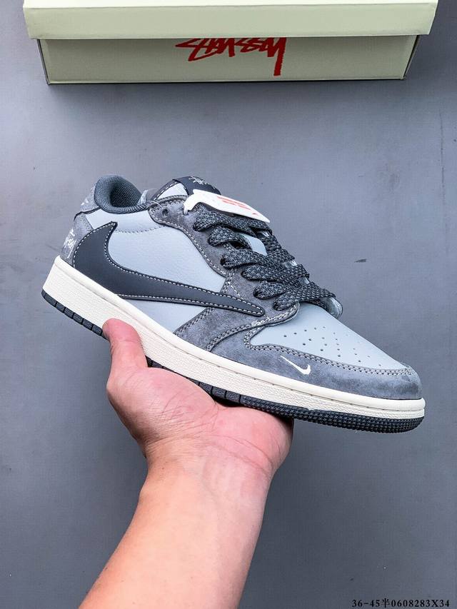 公司级头层！耐克Nike Air Jordan 1 Low Aj1乔1 低帮潮流缓运动休闲板鞋。Aj1 低帮拼接 完美版型真头层牛皮# 内置缓震气垫 原鞋开模