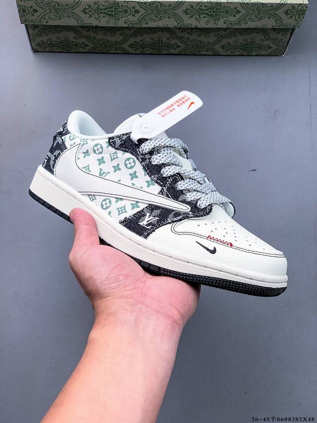 公司级头层！耐克Nike Air Jordan 1 Low Aj1乔1 低帮潮流缓运动休闲板鞋。Aj1 低帮拼接 完美版型真头层牛皮# 内置缓震气垫 原鞋开模