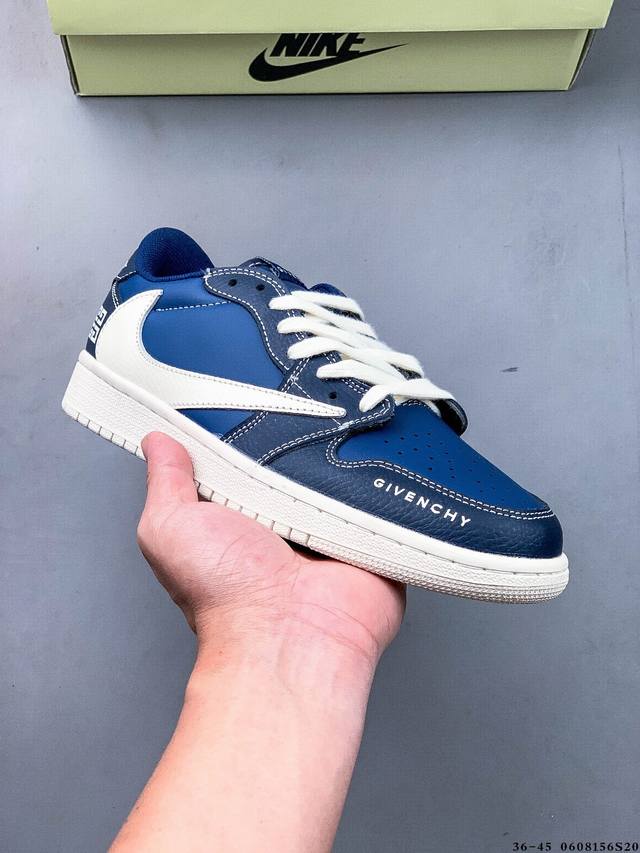 二层真标！耐克Nike Air Jordan Low 1 乔1低帮经典休闲鞋 0608156S20