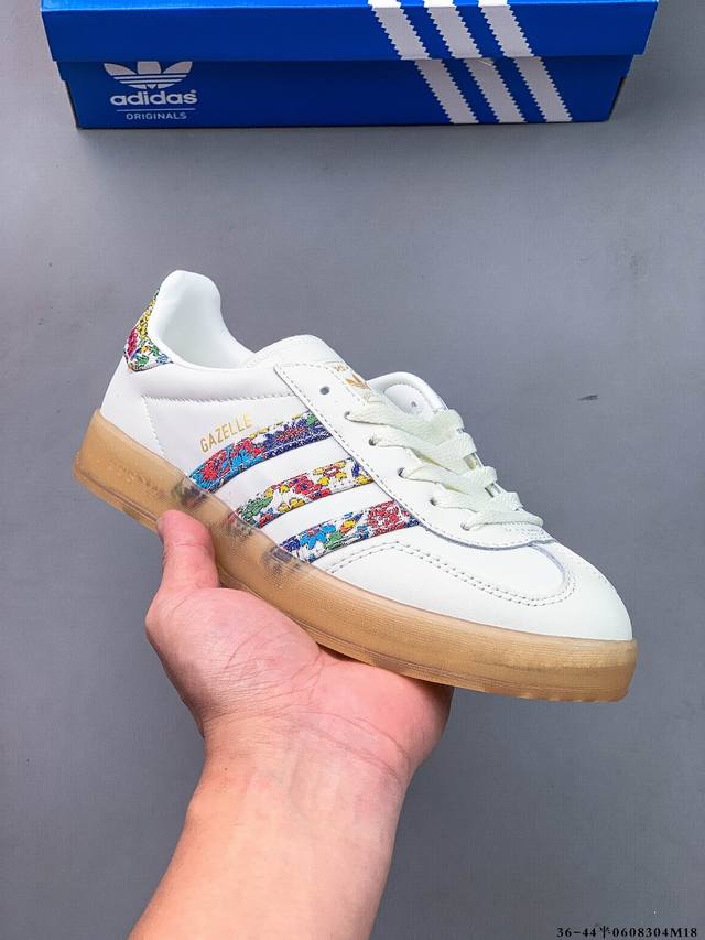真标半码！阿迪达斯Adidas Gazelle 低帮复古百搭休闲运动板鞋 0608304M18