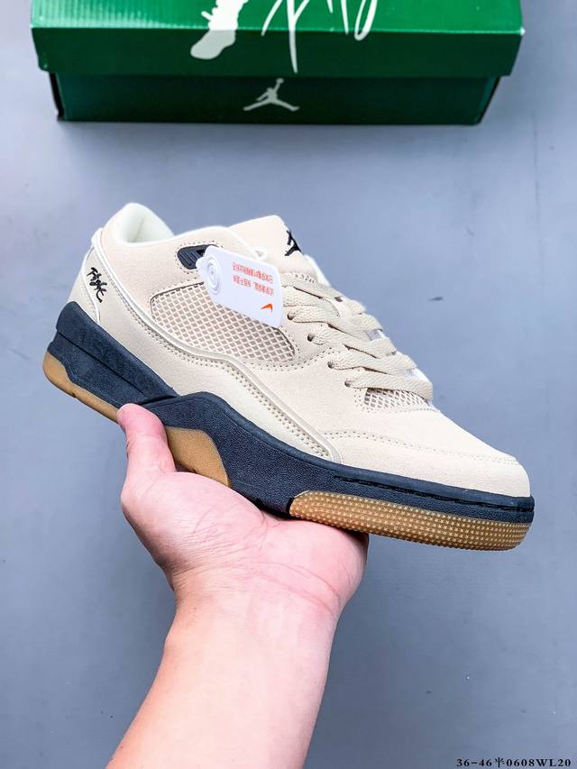 Jordan Flight Court Sp “Tela” 2025新款百搭滑板鞋 Jordan Brand 首度携手 Who Decides War 联合创始