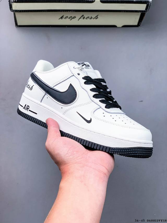 集图 二层真标！耐克Nike Air Force 1 Low 空军一号低帮经典百搭休闲板鞋 0608119Y18
