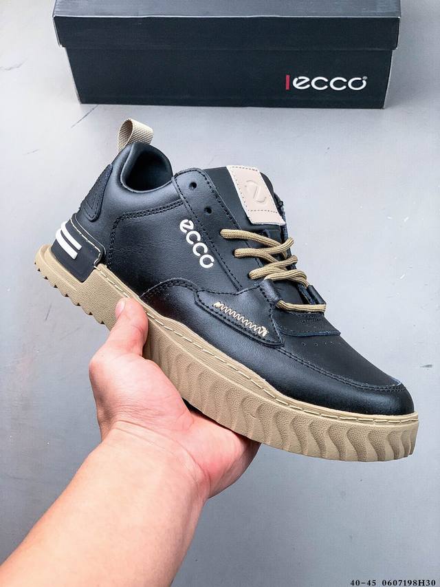 Ecco Men's Classic Lisbon Lace 爱步 街头趣闯系列系带休闲鞋 代工原单品质#轻盈发泡橡胶鞋底#欧索莱吸汗去臭脚垫 0607198H