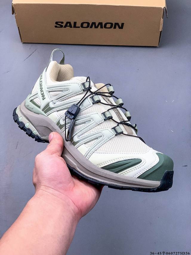 Salomon Xa Pro 3D Adv 萨洛蒙 户外越野跑鞋 鞋面采用Sensifit贴合技术 全方位贴合包裹脚型 鞋跟部鞋底牵引设计 提供强大的抓地性能