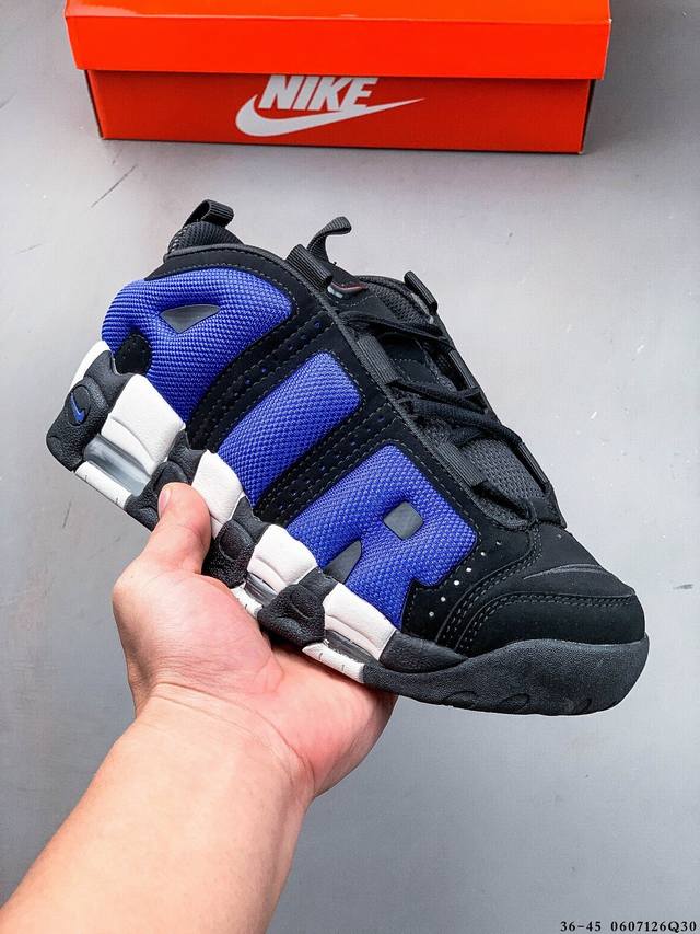 集图 耐克 Nike Air More Uptempo 皮蓬大Air 经典复古高街百搭篮球鞋 0607126Q30