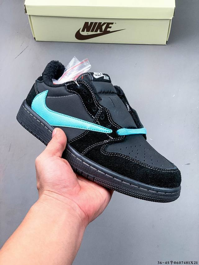 真标半码！耐克Nike Air Jordan Low 1 乔1低帮倒勾Lv联名经典休闲鞋 0607481X21